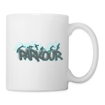 Parkour Obstacle Course Freerunning - Mug - white - Right