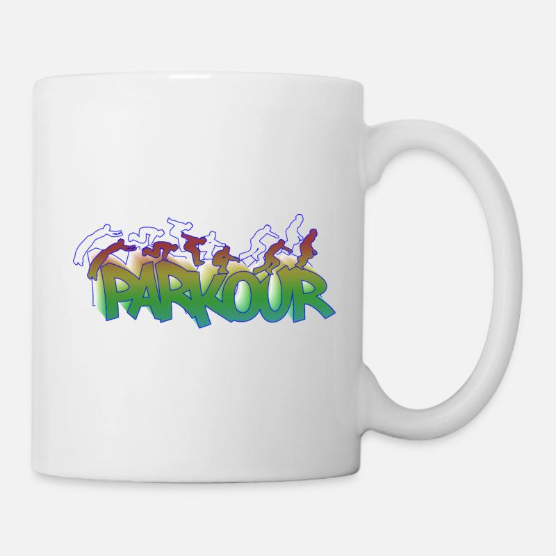 Parkour Freerunning Traceur - Tasse - Weiß
