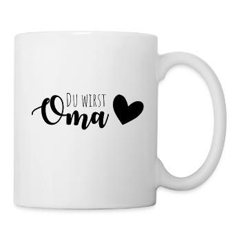 Du wirst Oma - Tasse - Weiß - Rechts