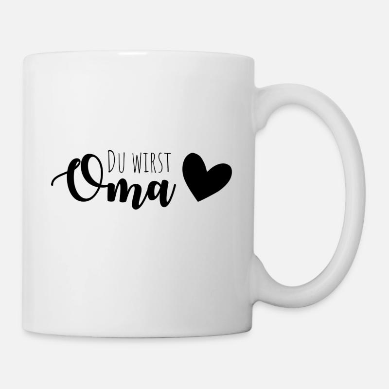 Du wirst Oma - Tasse - Weiß
