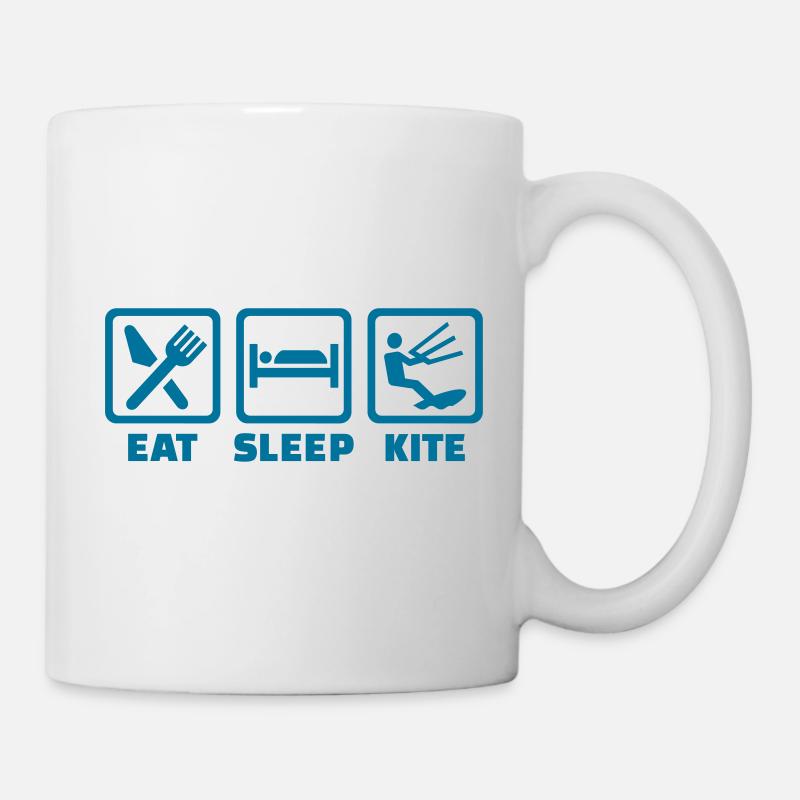 Kitesurfen - Tasse - Weiß