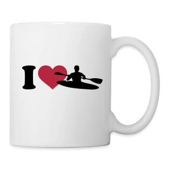 I love Kayak - Mug - white - Right