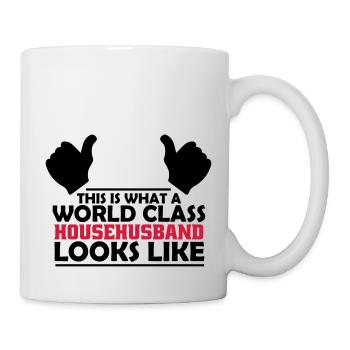 world class househusband - Mug - white - Right