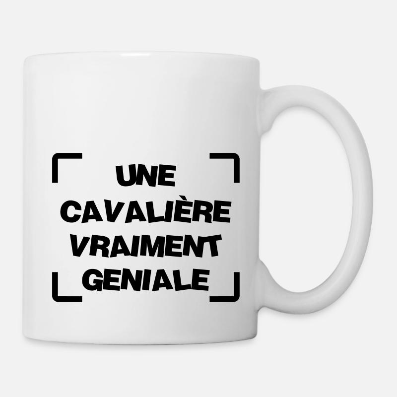 Equitation / Cheval / Cavalier / Cavalière / Sport - Mug blanc - blanc