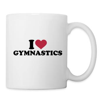Turnen - Tasse - Weiß - Rechts