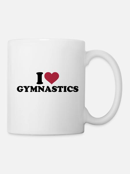 Turnen - Tasse - Weiß