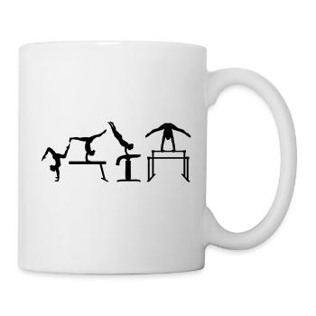 Turnen - Tasse - Weiß - Rechts