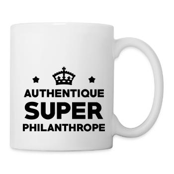 Philanthrope / Philanthropie / Association / - Mug blanc - blanc - Droite