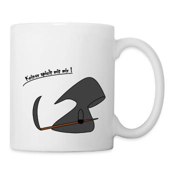 trauriger_tod_3 - Tasse - Weiß - Rechts