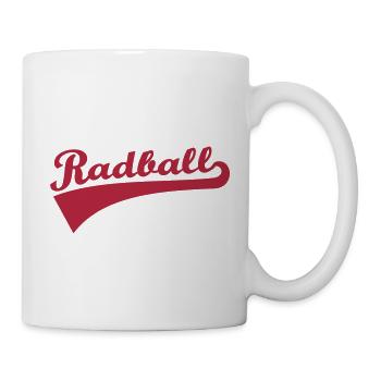 Radball - Tasse - Weiß - Rechts