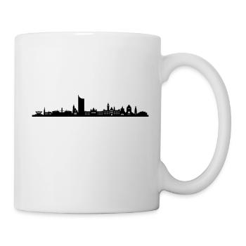 Skyline Leipzig - Tasse - Weiß - Rechts
