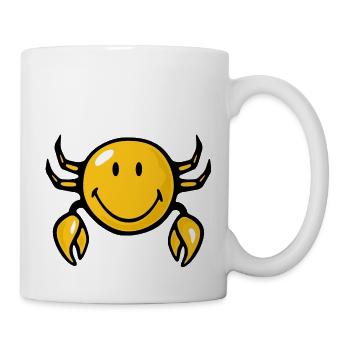 Smiley Crab - Mug blanc - blanc - Droite