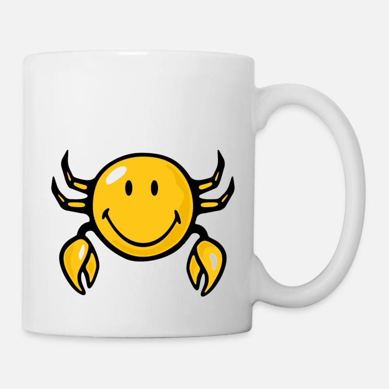 Smiley Crab - Mug blanc - blanc