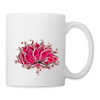Lotus, fleur, bouddhisme, spiritualité, méditation - Mug blanc - blanc - Droite