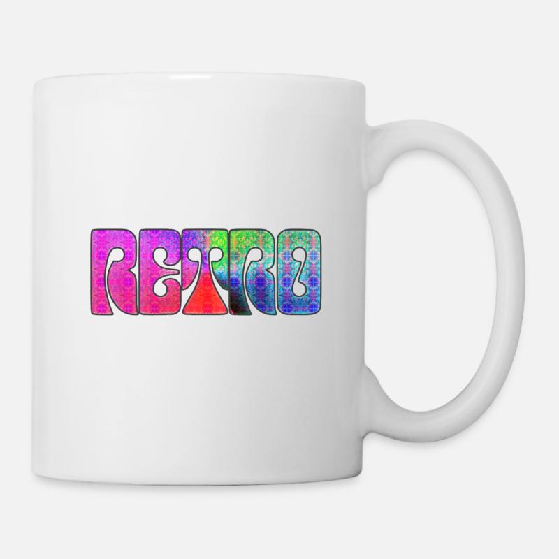 Retro J - Mug - white