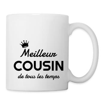 Onkel / Tante / Vetter / Cousin / Kusine - Tasse - Weiß - Rechts