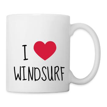 Windsurfing Windsurfen Sport Sportler Spieler - Tasse - Weiß - Rechts
