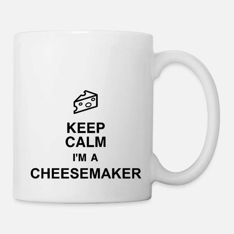 Käser / Käse / Arbeit / Käserin - Tasse - Weiß