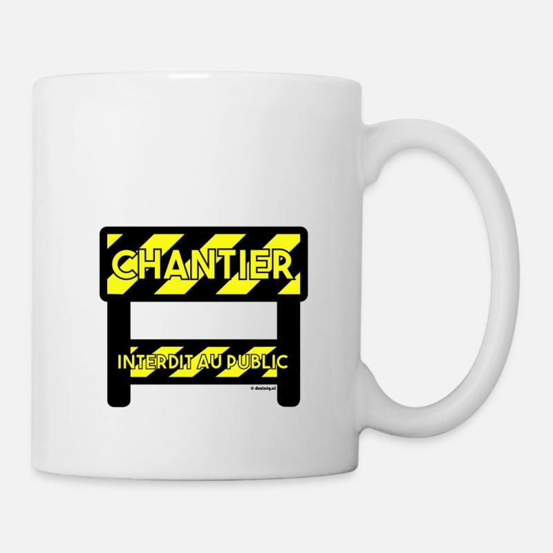 Travaux en cours - Mug blanc - blanc