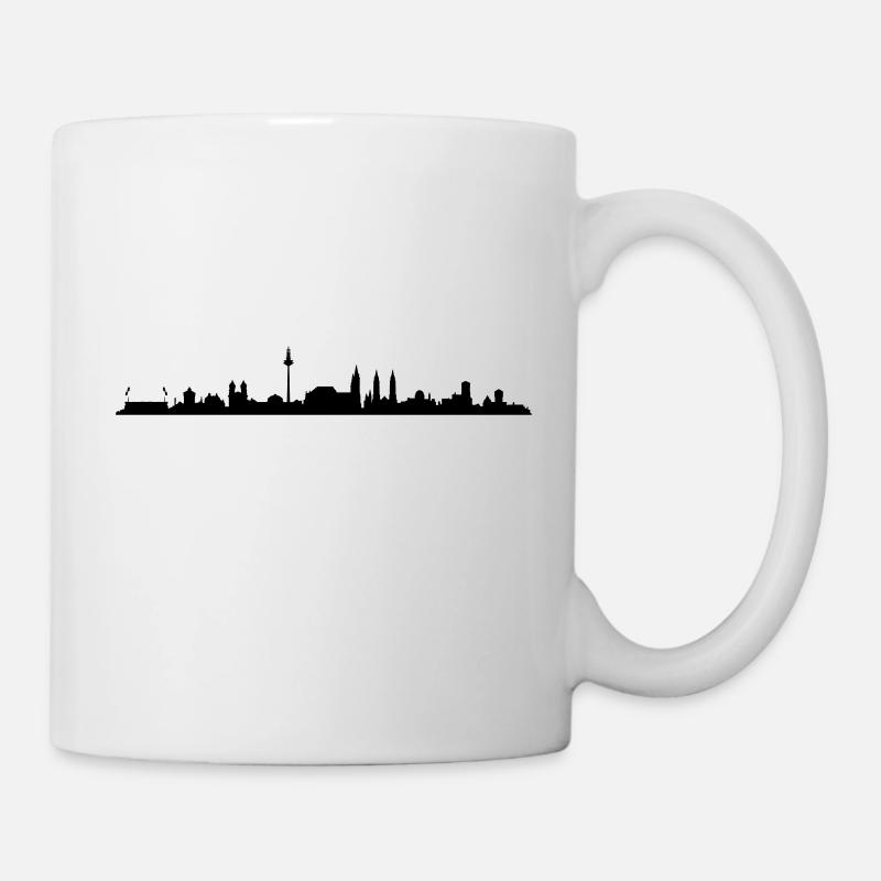 Skyline - Nürnberg - Tasse - Weiß