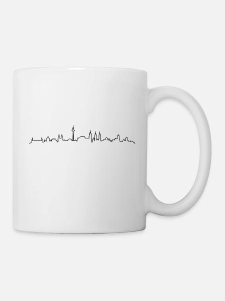 Skyline - Nürnberg - Tasse - Weiß