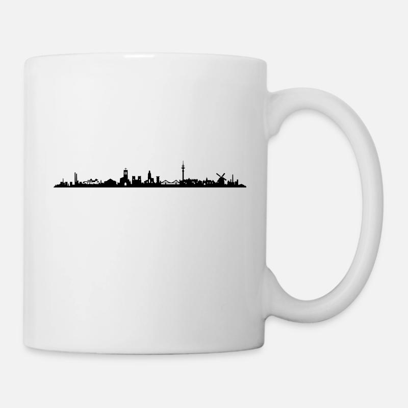 Skyline - Duisburg - Tasse - Weiß