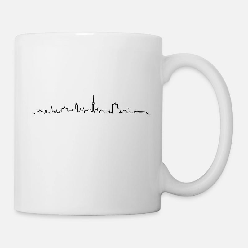 Skyline - Stuttgart - Tasse - Weiß