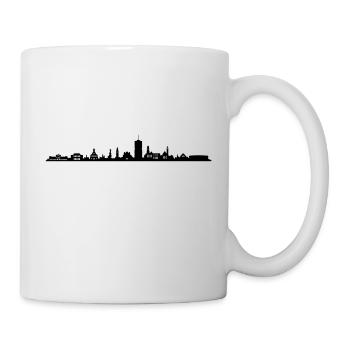 Skyline - Augsburg - Tasse - Weiß - Rechts