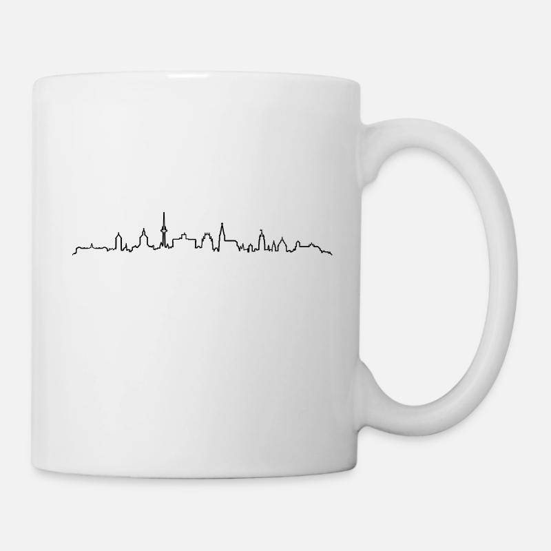 Skyline - Münster NRW - Tasse - Weiß