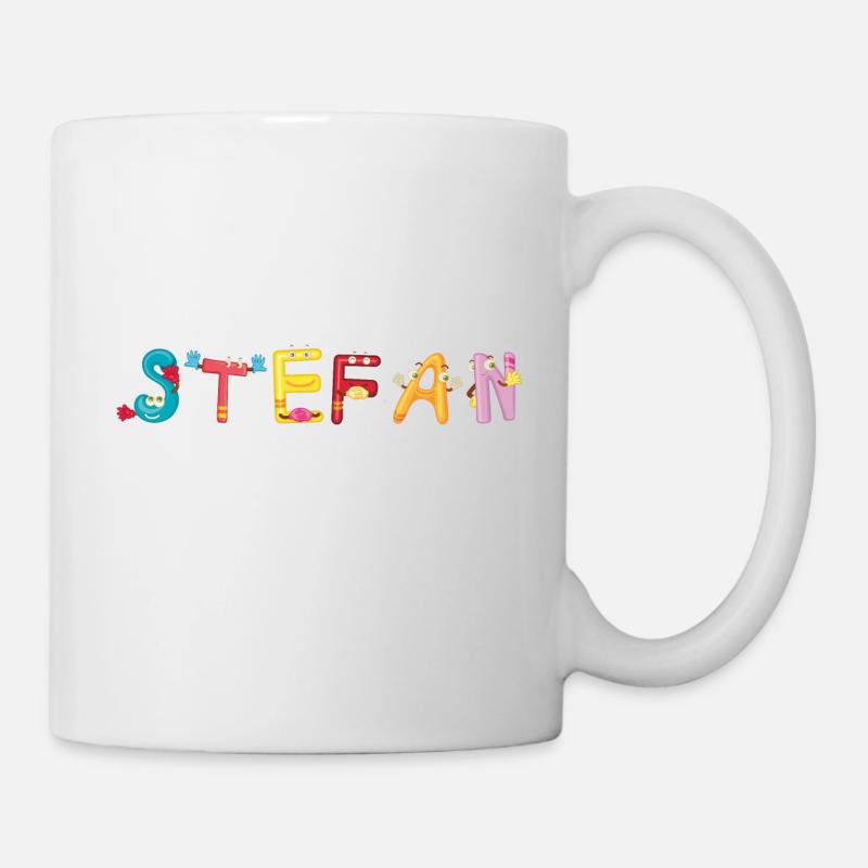Stefan - Tasse - Weiß