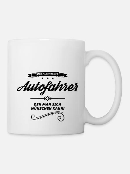 der allerbeste autofahrer - Tasse - Weiß