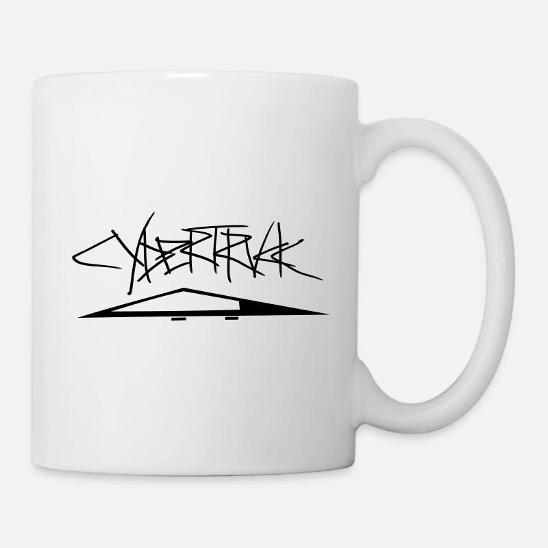 Cybertruck design with lettering - Mug - white