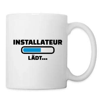 Installateur - Tasse - Weiß - Rechts