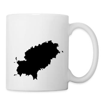 ibiza island map - Tasse - Weiß - Rechts