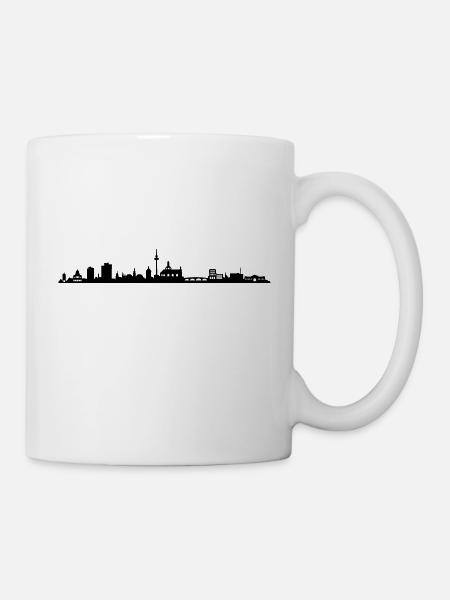 Skyline - Mannheim - Tasse - Weiß