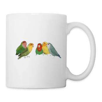 Têtes de roses - Mug blanc - blanc - Droite