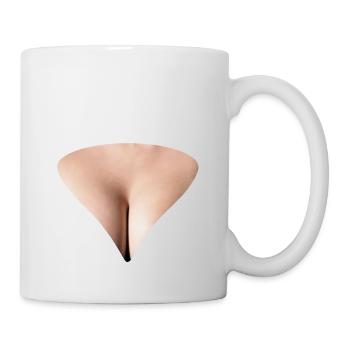 Brüste - Tasse - Weiß - Rechts