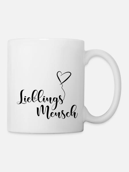Lieblingsmensch - Tasse - Weiß