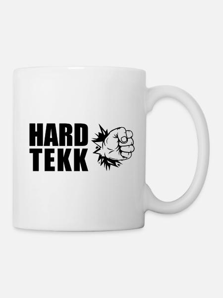 Hardtekk Hard Tekk - Tasse - Weiß