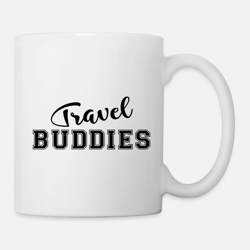 THE FASHION TEE - BUDDIES DE VOYAGE - Mug blanc - blanc