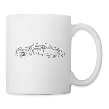 Hot-Rod - Mug blanc - blanc - Droite