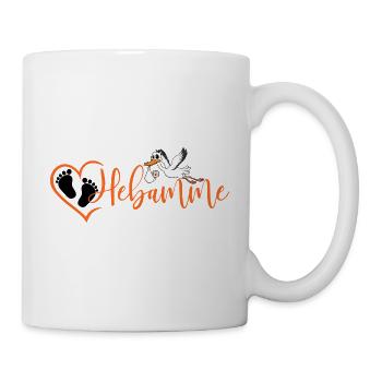 Hebamme - Tasse - Weiß - Rechts