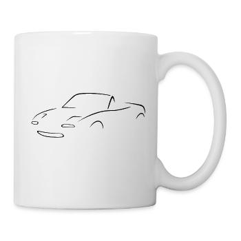 Miata NA black - Mug - white - Right