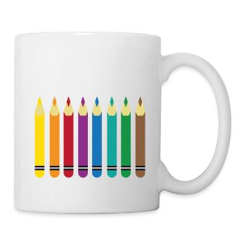 colored pencils - Mug - white - Right