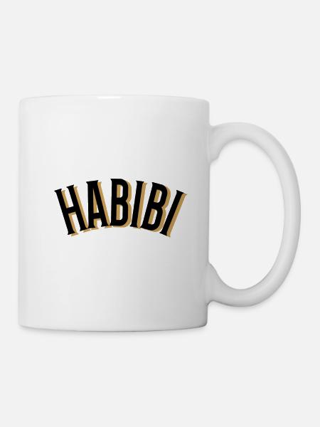 Habibi - Tasse - Weiß