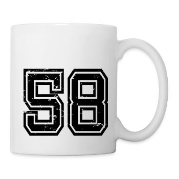 58 Sivas used look - Tasse - Weiß - Rechts