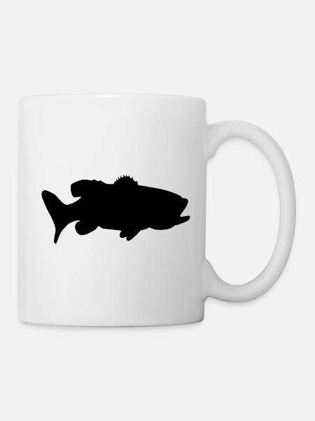 Barsch - Tasse - Weiß