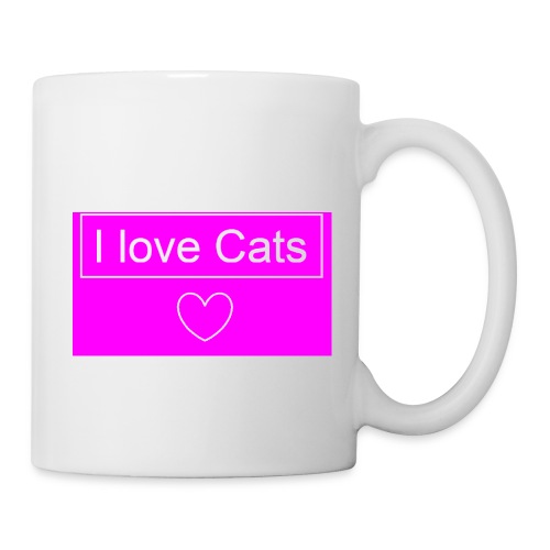 Ich liebe Katzen - Tasse
