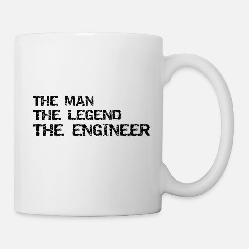 The Man the Legend the Engineer - Mug - white