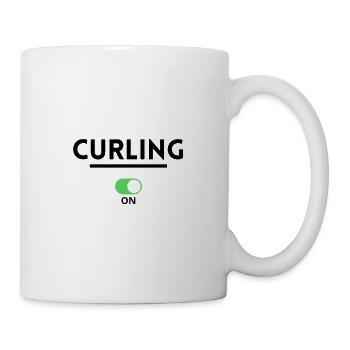 Curling. curling t-shirt - Mug - white - Right